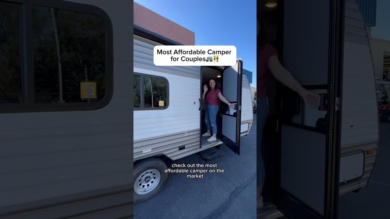 MOST AFFORDABLE CAMPER FOR COUPLES #campingworldpartner #rvlife #rvliving #travel #camper