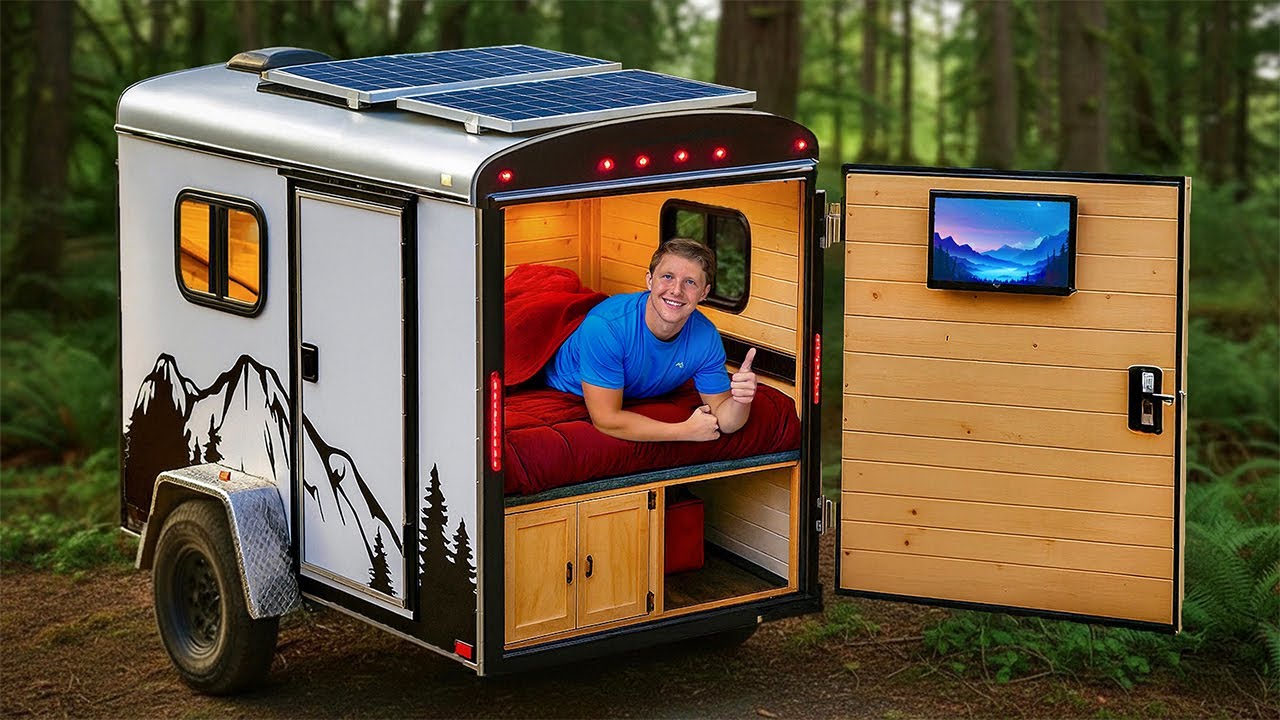I Turned a $3000 Trailer into a Luxury Camper