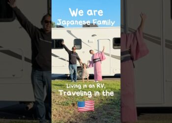 Japanese Family, Living in RV, Traveling US