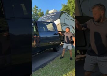 First week living in a camper was an absolute dream #fulltimerv #camperlife #vanlife #funny