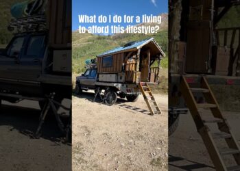What do I do for a living to afford this lifestyle? #vanlife #truckhouselife #alaska