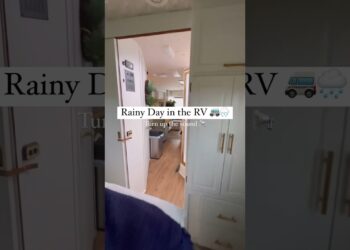 RAINY DAY IN THE RV ASMR #rvlife #rvliving #camper #travel #vanlife #asmr #campervan