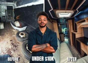 I Built The Ultimate Luxury Camper Van For Less Than $10k | Full Build Start to Finish