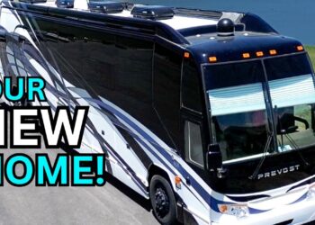 We LIVE in This LUXURY MOTORHOME – (FULL RV TOUR)