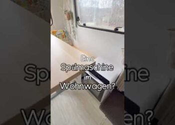 🧼 Eine Spülmaschine im Wohnwagen? #camping #glamping #campinggadgets