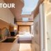 DIY LUXURY VAN TOUR / BEST Sprinter Van w/ Hidden Shower + Incredible Design / Tiny Home on Wheels