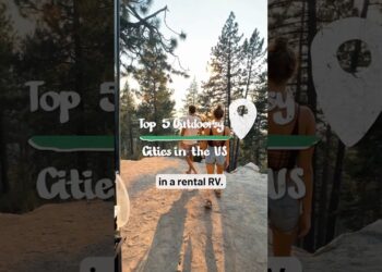 Top 5  Most Outdoor Friendly Cities in the U.S. for RV Travel 🚐🌄 #shorts
