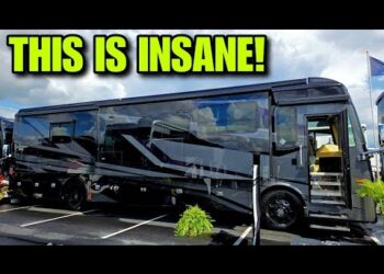 MOST INSANE Class A Motorhome ever! Tiffin Phaeton Midnight Edition