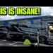 MOST INSANE Class A Motorhome ever! Tiffin Phaeton Midnight Edition