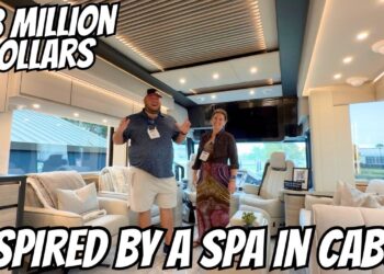 2.8 MILLION Dollar Motorhome by Newell Coach that’s inspired by a SPA in Cabo!?