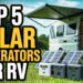 Top 5 Best Solar Generator For RV 2026!🔥🔥