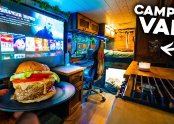 Luxury Van Camping with ASUS ZenBeam L2 (Vanlife Projector)