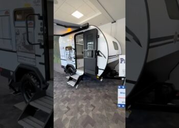 Check out this small camper. 2025 Modern Buggy Country Born CB130 #rvtour #camper #camping