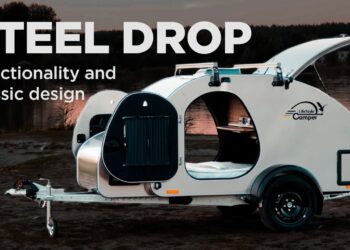 Classic teardrop camper SteelDrop || Lifestylecamper