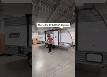 CHEAPEST CAMPER AT @campingworld  #campingworldpartner #rvlife #rvliving #travel #rv #camper