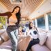 🚎5-STAR HOTEL CAMPING IN A LUXURY BUS CARAVAN WITH A BEAUTIFUL GUEST