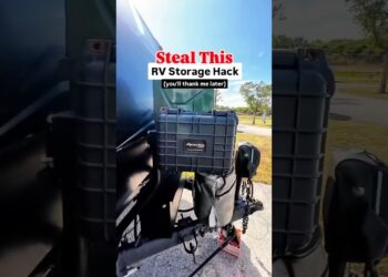 RV Storage Hack That Keeps the Gross Stuff OUT 🤢 #rvlife #rvstorage