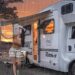 🚐 LUXURY CARAVAN CAMPING IN THE RAIN