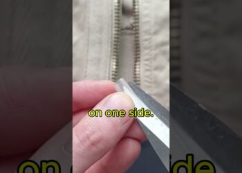 🤯How to fix a broken zipper?🧵🧥#lifehacks