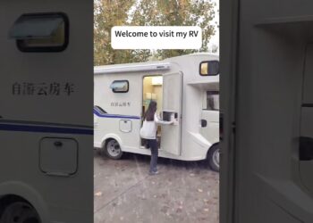 It suddenly started raining while camping in the RV