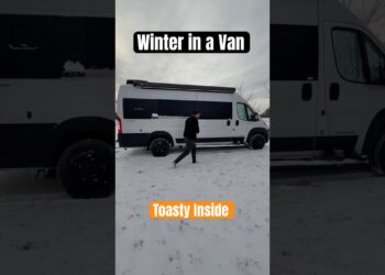 Winter EXTREME in a Van: Airstream Rangeline Class B Campervan