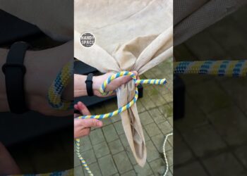 This Corner Knot Technique is Fascinating! #rope #camping