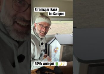 🔋 Strom sparen im Camper – so geht’s! 🚐💡 Mein Kühlschrank-Hack spart Akku