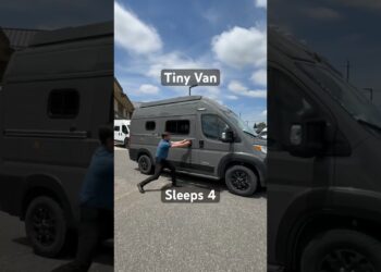 Tiny Camper Van Sleeps 4 See How