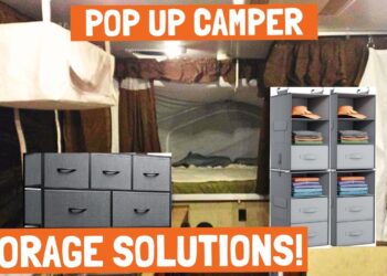 Pop Up Camper Storage Hacks!