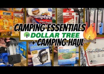 DOLLARTREE Camping Essentials | Camping Hacks | DOLLARTREE Camping Haul