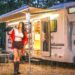 🚐 RAINY CAMPING IN A DREAM CARAVAN