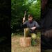Safety First: One Wood Chopping Hack You Need  #bushcraft #survival #camping