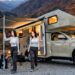 CAMPING IN A LUXURY NEW TRUCK CAMPER VAN WITH BEAUTIFUL GUESTS